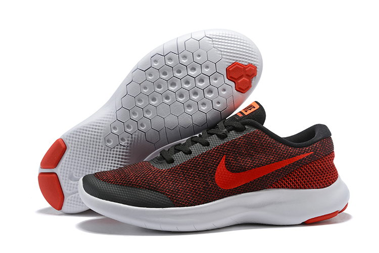 Nike Flex Experience RN7 Red Black White Shoes - Click Image to Close